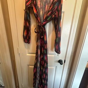 Multicolor Swimsuit Cover Up